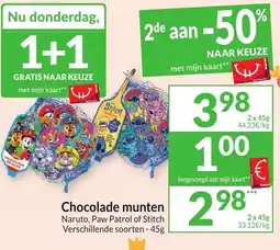 Intermarché Chocolade munten aanbieding