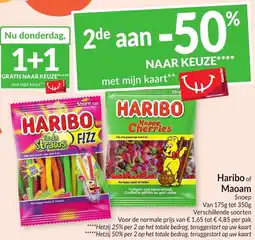 Intermarché Haribo of Maoam Snoep aanbieding