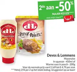 Intermarché Devos & Lemmens Mayonaise aanbieding