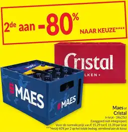 Intermarché Maes of Cristal aanbieding
