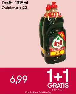 Peltri Dreft Quickwash XXL aanbieding