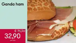 Peltri Ganda ham aanbieding