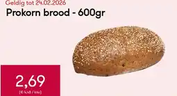 Peltri Prokorn brood aanbieding