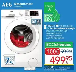 Eldi AEG Wasautomaat LF62R7400 aanbieding