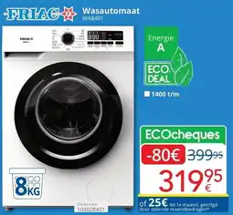 Eldi FRIAC Wasautomaat aanbieding