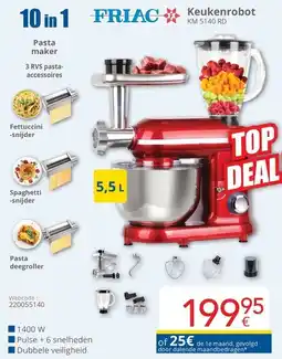 Eldi FRIAC Keukenrobot KM 5140 RD aanbieding