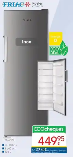 Eldi FRIAC Koeler CO3010 ID aanbieding