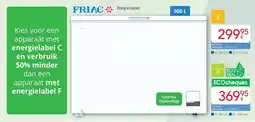 Eldi FRIAC Diepvriezer aanbieding