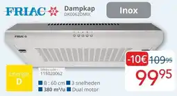 Eldi FRIAC Dampkap DK0062DMIX aanbieding