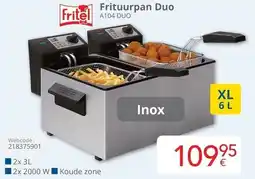 Eldi Fritel Frituurpan Duo A104 DUO aanbieding