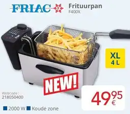 Eldi FRIAC Frituurpan F400X aanbieding