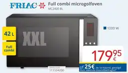 Eldi FRIAC Full combi microgolfoven MC2400 BL aanbieding