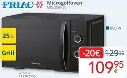 Eldi FRIAC Microgolfoven MIG 2506 BL aanbieding