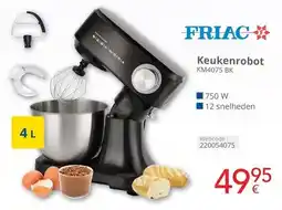Eldi Friac Keukenrobot KM4075 BK aanbieding