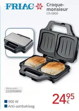 Eldi Friac Croquemonsieur CR-0800 aanbieding