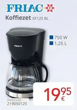 Eldi Friac Koffiezet KF125 BL aanbieding