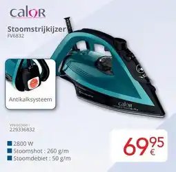 Eldi calor Stoomstrijkijzer FV6832 aanbieding