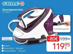 Eldi Friac Stoomgenerator STG 8002 aanbieding