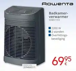 Eldi Rowenta Badkamerverwarmer SO6511F2 aanbieding