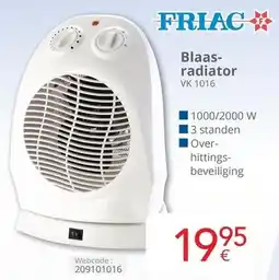 Eldi Friac Blaasradiator VK 1016 aanbieding