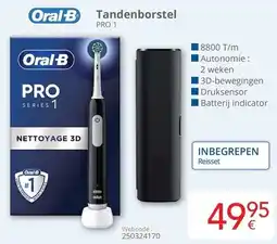 Eldi Oral-B Tandenborstel PRO 1 aanbieding