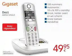 Eldi Gigaset Dect A605A Single aanbieding