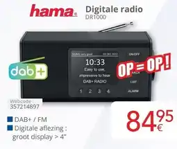 Eldi hama Digitale Radio DR1000 aanbieding