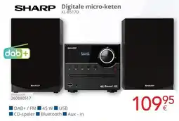 Eldi Sharp Digitale micro keten XL-B517D aanbieding