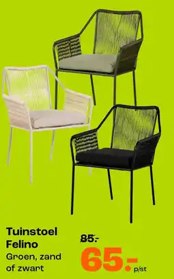 Kwantum Tuinstoel Felino aanbieding