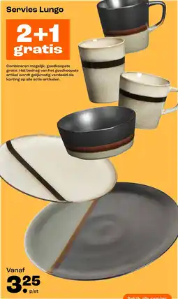 Kwantum Servies Lungo aanbieding