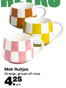 Kwantum Mok Ruitjes aanbieding