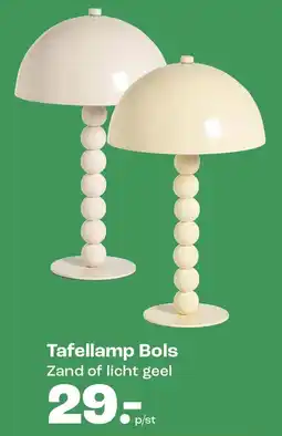 Kwantum Tafellamp Bols aanbieding