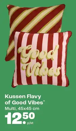 Kwantum Kussen Flavy of Good Vibes aanbieding