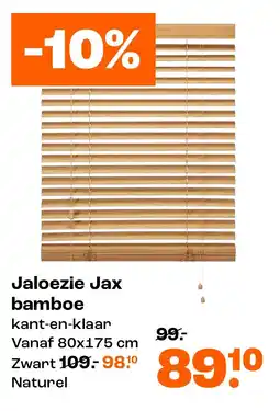 Kwantum Jaloezie Jax bamboe aanbieding