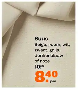 Kwantum Voeringstoffen Suus aanbieding