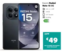 Base Xiaomi Redmi Note 15 5G aanbieding