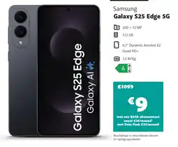 Base Samsung Galaxy S25 Edge 5G aanbieding