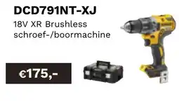 DeWALT 18V XR Brushless schroef-/boormachine DCD791NT-XJ aanbieding