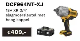DeWALT 18V X4 3/4 slagmoersleutel met hoog koppel DCF964NT-XJ aanbieding