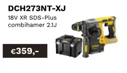 DeWALT 18V XR SDS-Plus combihamer 2.1J DCH273NT-XJ aanbieding