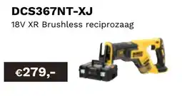 DeWALT 18V XR Brushless reciprozaag DCS367NT-XJ aanbieding