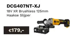 DeWALT 18V XR Brushless 125mm Haakse slijper DCG407NT-XJ aanbieding