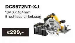 DeWALT Kies UW XRmachine zonder accu's en lader DCS572NT-XJ aanbieding