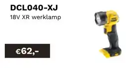 DeWALT Kies UW XRmachine zonder accu's en lader DCL040-XJ aanbieding