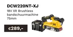 DeWALT Kies UW XRmachine zonder accu's en lader DCW220NT-XJ aanbieding