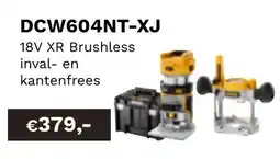 DeWALT Kies UW XRmachine zonder accu's en lader DCW604NT-XJ aanbieding