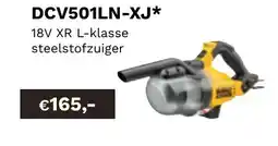DeWALT 18V XR L-klasse steelstofzuiger DCV501LN-XJ aanbieding