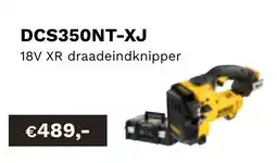 DeWALT 18V XR draadeindknipper DCS350NT-XJ aanbieding