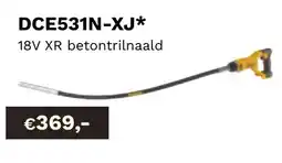 DeWALT 18V XR betontrilnaald DCE531N-XJ aanbieding