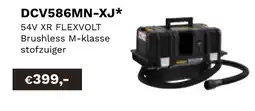 DeWALT 54V XR flexbolt Brushless M-klasse stofzuiger DCV586MN-XJ aanbieding